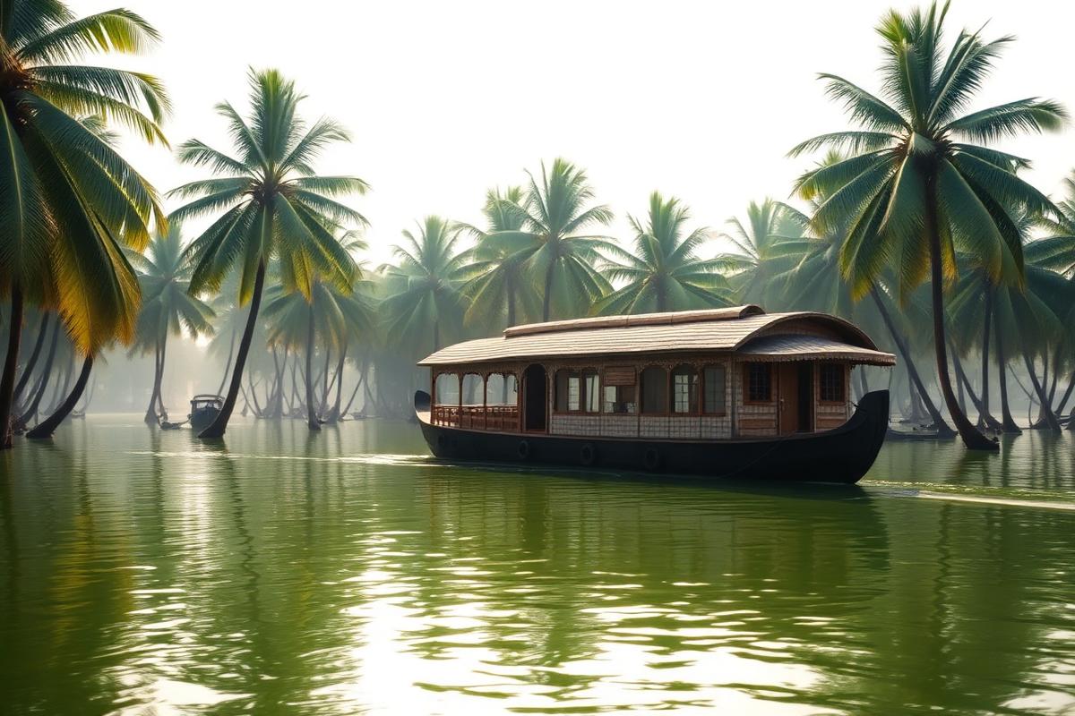 Kerala Backwaters & Munnar family tour package from Hyderabad