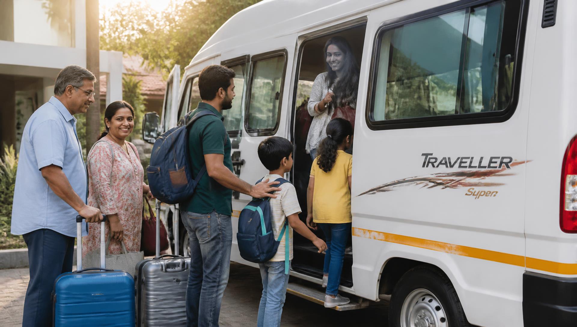 Family group travelling with Sri Mallikarjuna Tour and Travels in Hyderabad